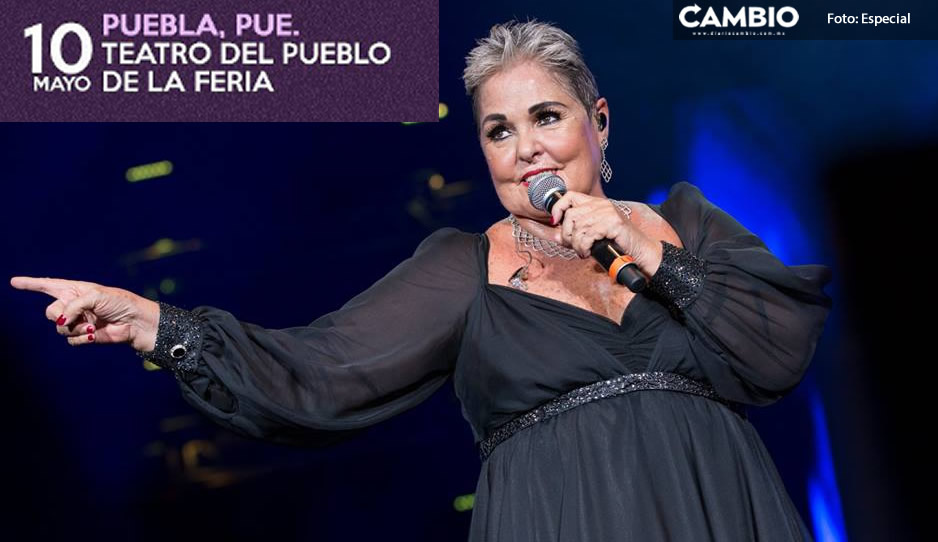 ¡Preparen la garganta mamás! Lupita D’alessio cantará en el Teatro del Pueblo de la Feria de Puebla, el 10 de mayo