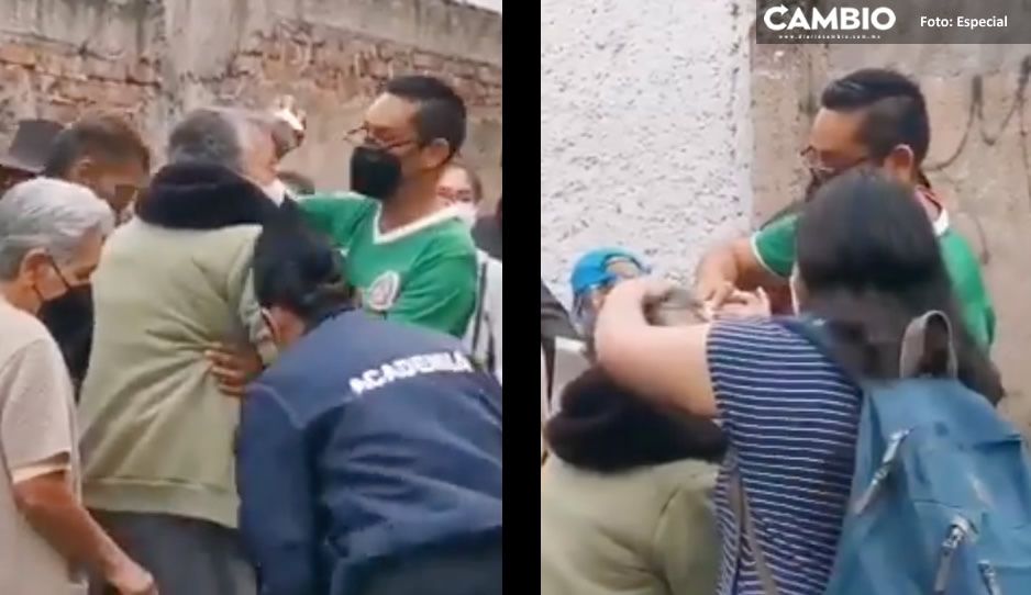 VIDEO: Atropellan a abuelito mientras esperaba la segunda dosis en la 25 Zona Militar; el cafre se da a la fuga