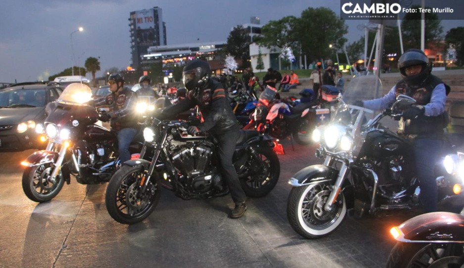 Más de 50 motociclistas realizan rodada en honor a Alan y Camila (VIDEO)