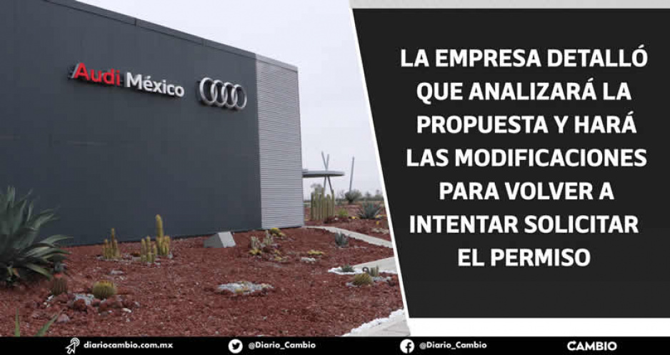 Semarnat rechaza solicitud de Audi para instalar su parque solar en San José Chiapa