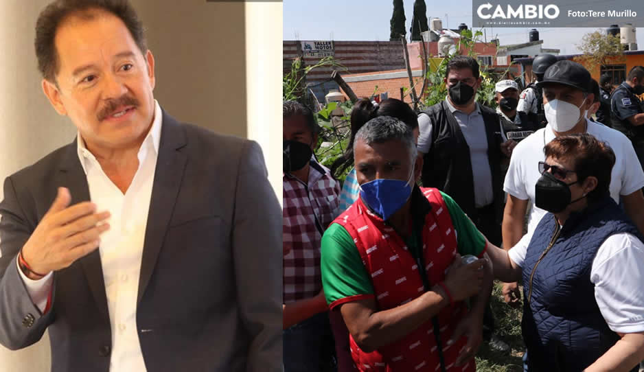 Nacho Mier se soladiriza con las familias de Xochimehuacan tras explosiones