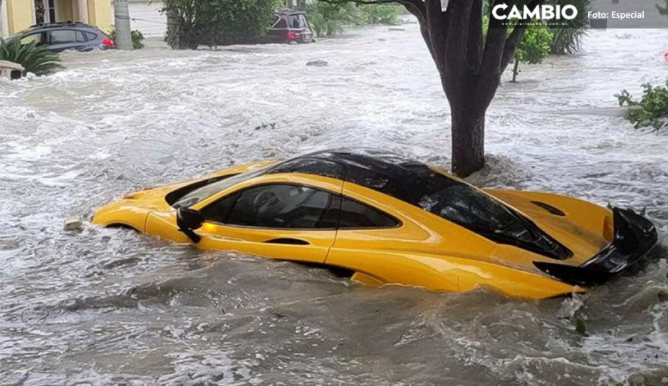 ¡No te pases huracán! Así arrastró un McLaren de dos millones de dólares (VIDEO)