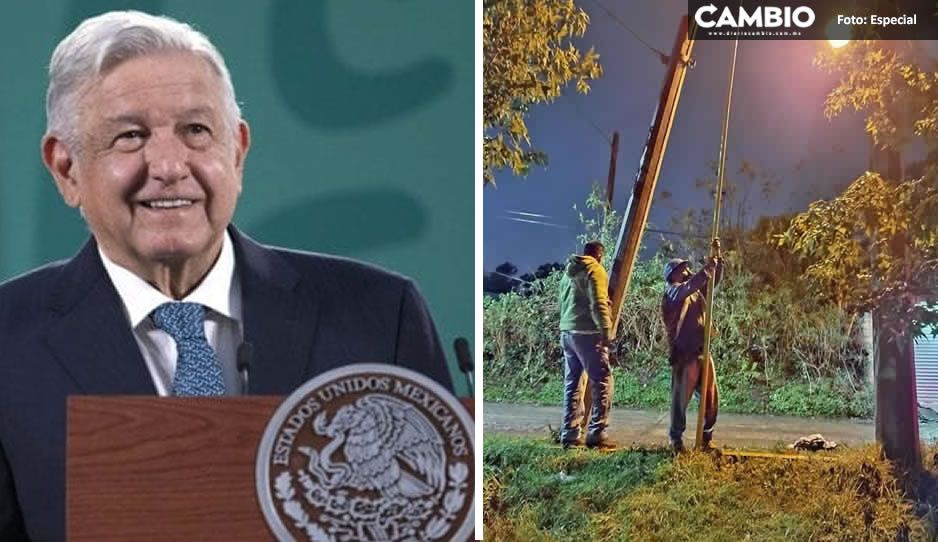 AMLO entregará 34 mil apoyos económicos a familias poblanas afectadas por huracán Grace