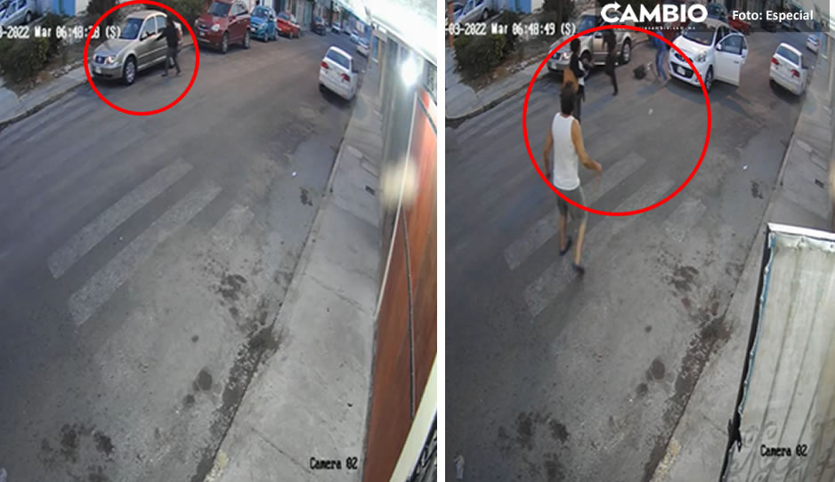 VIDEO: Así fue como una mujer se subió a su auto y encontró a un ladrón