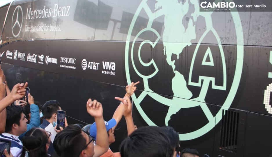 Aficionados del Puebla agreden con mentadas y chiflidos a jugadores del América (VIDEO)