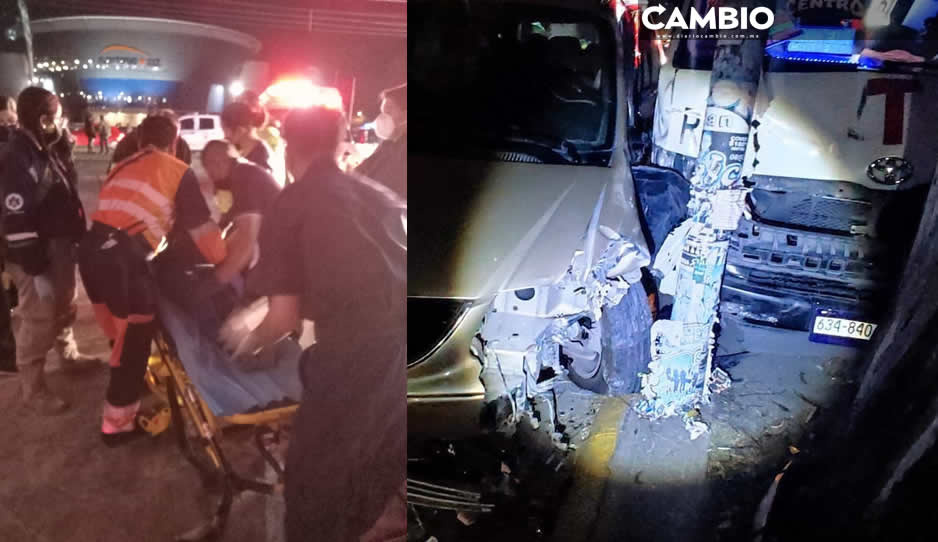 Ruta T se estrella vs camioneta y deja 16 heridos en la Calzada Zaragoza