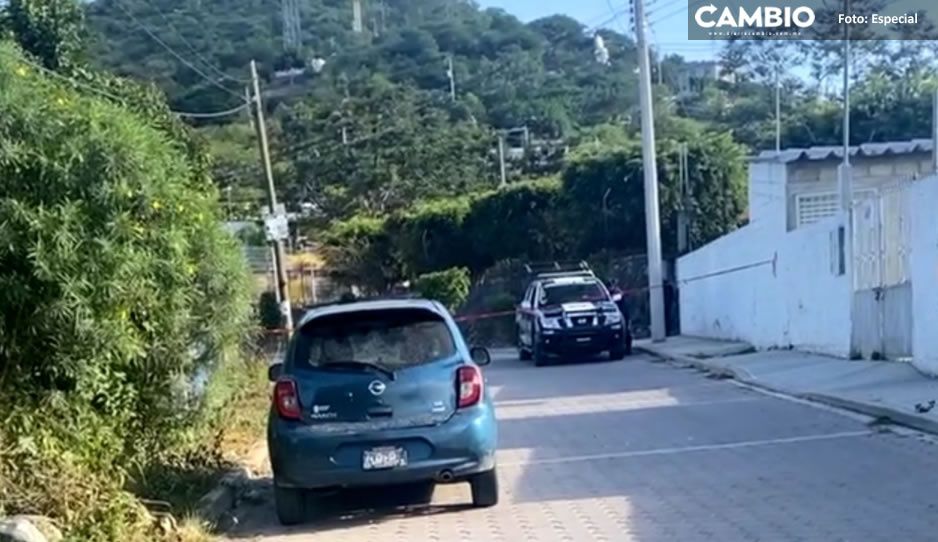 Familias se enfrentan a balazos en Izúcar; se reportan dos heridos