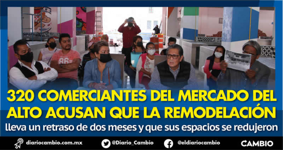Locatarios de El Alto acusan retraso en remodelación y que constructora se robó talavera (VIDEO)