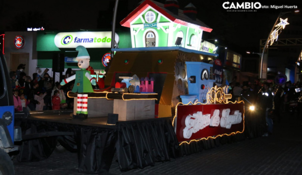 ¡Mágico! Carros alegóricos y bandas musicales en el desfile de Reyes Magos en Puebla (FOTOS y VIDEO)