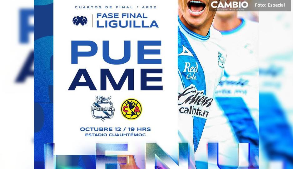 Listos los horarios: Puebla jugará el miércoles y sábado ante el América