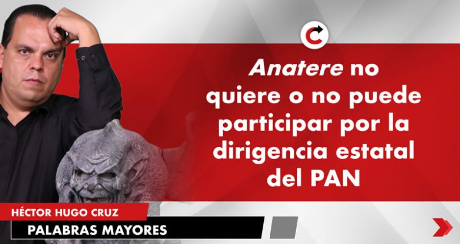 Anatere no quiere o no puede participar por la dirigencia estatal del PAN