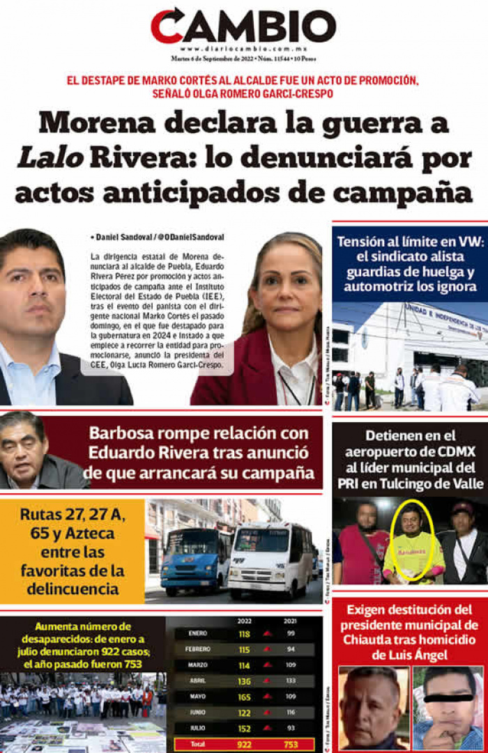 Morena declara la guerra a Lalo Rivera: lo denunciará por actos anticipados de campaña