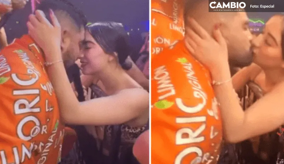 Vocalista de La Original Banda El Limón se besa a fan en pleno concierto (VIDEO)