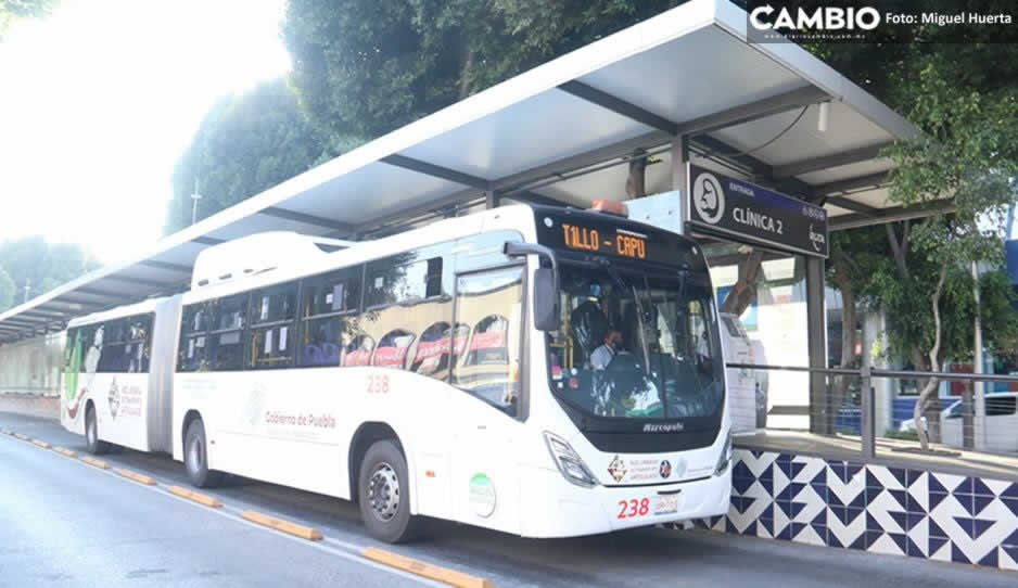 Todas las unidades de la línea 3 de RUTA en Puebla ya fueron verificadas: SMT