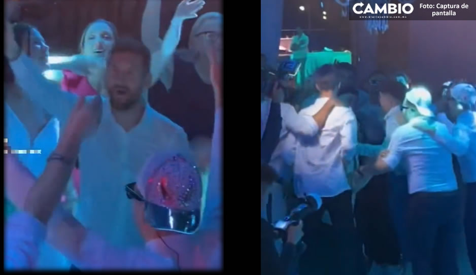 Messi como nunca antes; canta y baila en los 15 años de su sobrina (VIDEO)