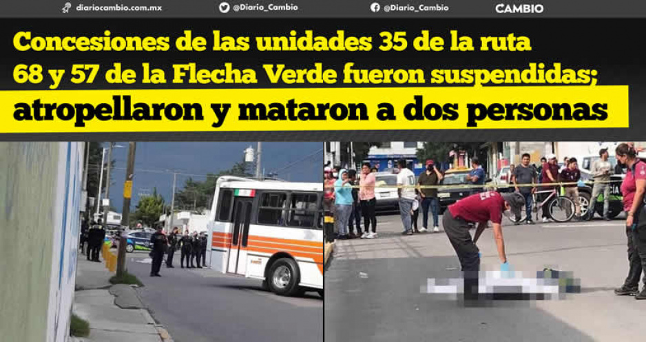 Concesiones de las rutas asesinas 68 y 57 ya fueron canceladas por parte de la SMT