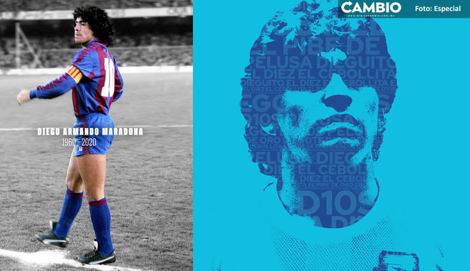 Selección Argentina, Barcelona y Napoli recuerdan a Maradona tras su primer aniversario luctuoso