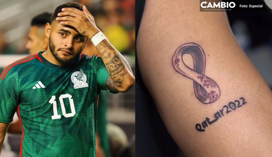 ¡Se lo acabaron! Aficionados se burlan de Alexis Vega por tatuaje de Qatar 2022