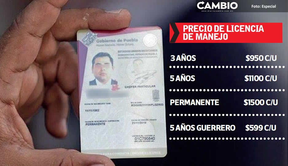 Ofertan licencias fake de conducir desde 599 pesos y mil 500 la permanente