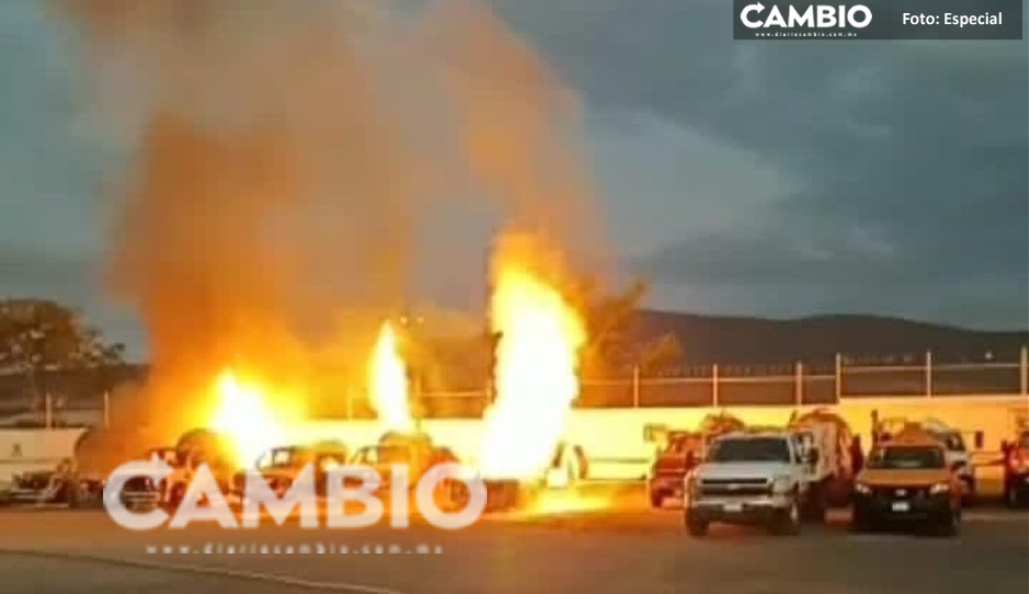 Explotan más de 5 pipas de Flama Gas en Tepeojuma