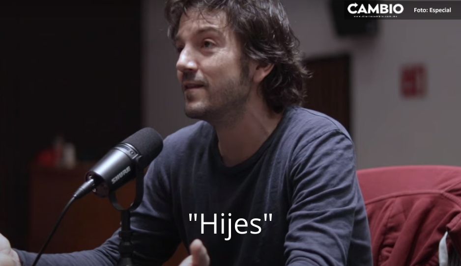 “Hijes”, así Diego Luna se refiere a sus hijos ante el lenguaje inclusivo