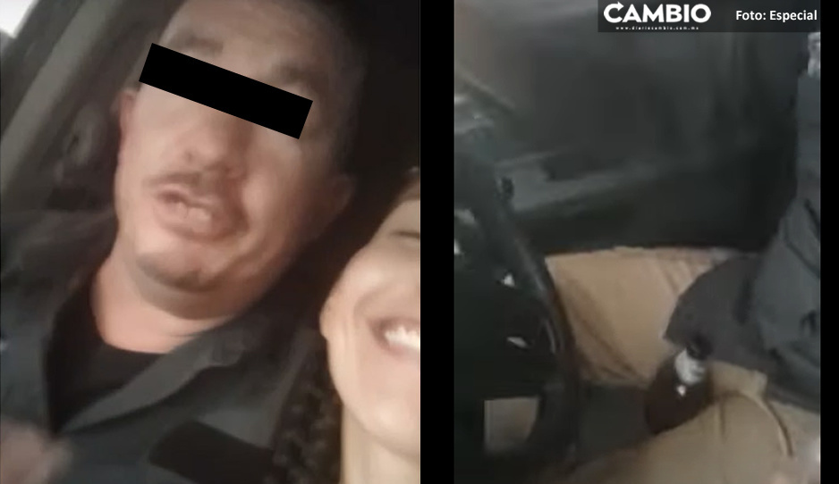 Captan a ministerial borracho y con una mujer en la patrulla durante persecución (VIDEO)