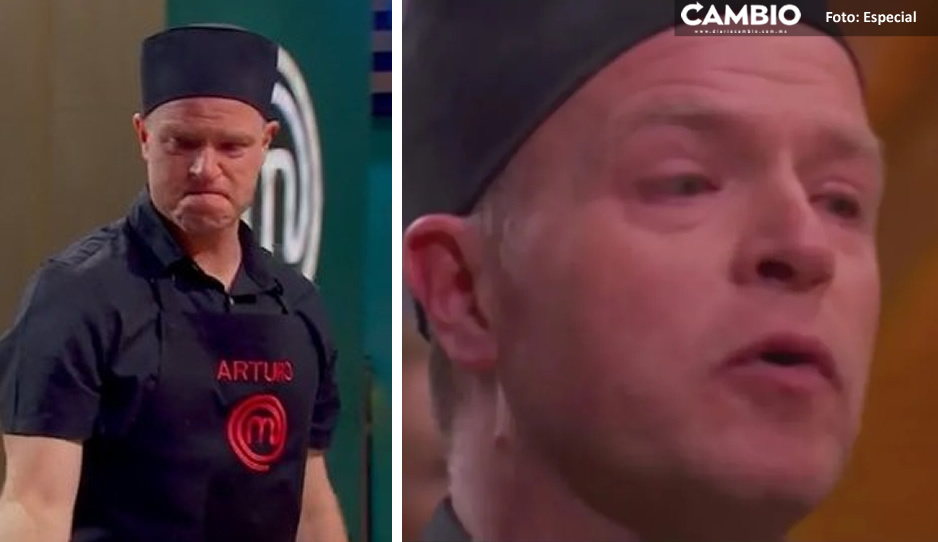 López Gavito llora como magdalena tras recibir una crítica en MasterChef Celebrity (VIDEO)