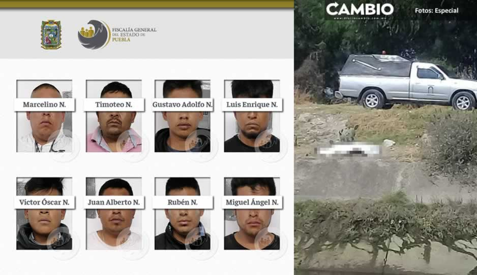 Detienen a ‘El Pocholo’ y siete más por el  asesinato de Ángel  de 12 años y su tío en Huixcolotla
