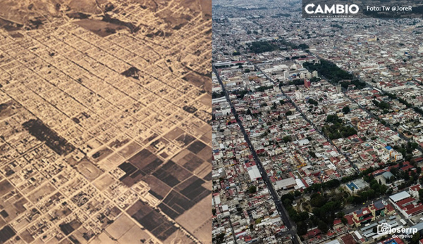 ¡Woow! Así ha cambiado Puebla en 100 años (FOTO)