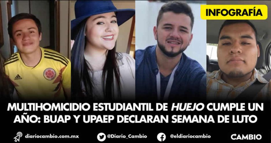 Un año después, sigue sin saberse la causa de los universitarios masacrados en Huejotzingo