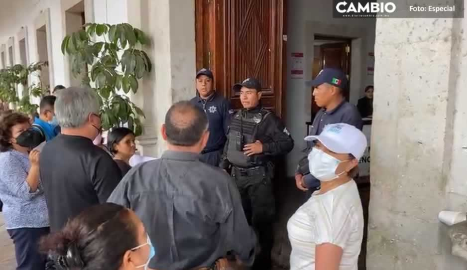 Pobladores de Zacapoaxtla se manifiestan y exigen al edil la falta de agua (VIDEO)