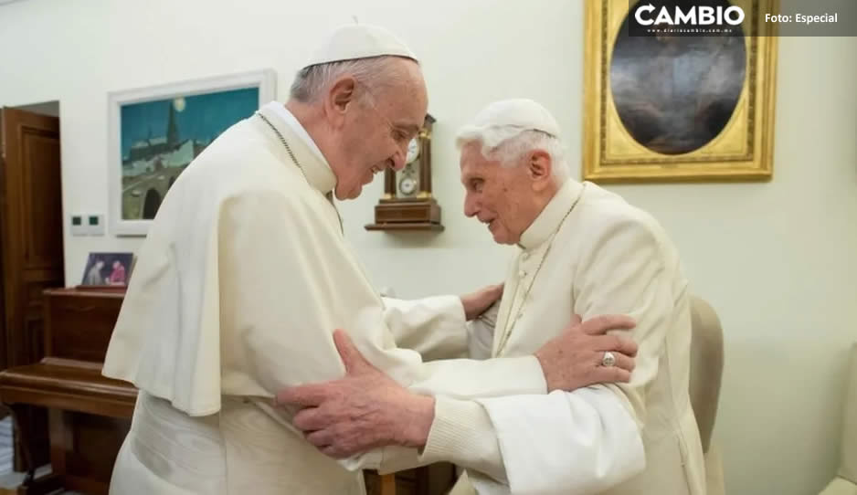 Benedicto XVI está muy enfermo, reporta el Papa Francisco