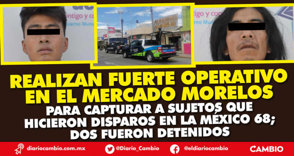 Operativo en el Mercado Morelos y ahora sí hubo detenidos: dos narcomenudistas (VIDEO)