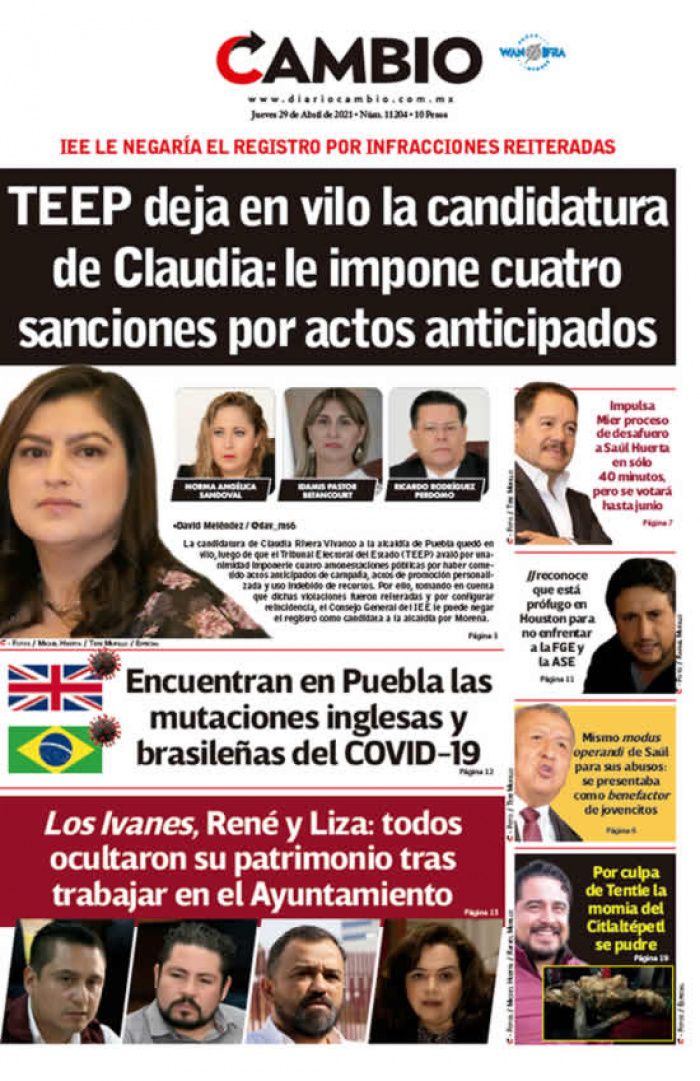 TEEP deja en vilo la candidatura de Claudia: le impone cuatro sanciones por actos anticipados