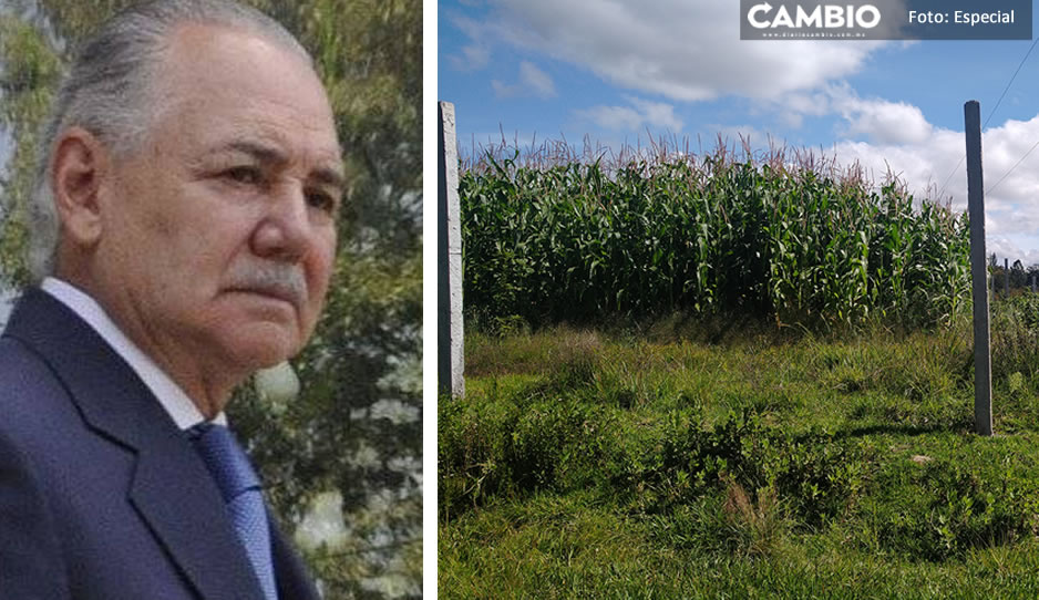 Raúl Salinas de Gortari cumple y retira cercado de predios en Chiautzingo