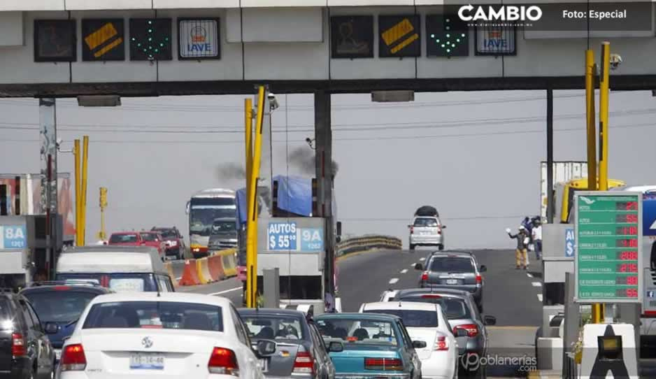 ¡Atención automovilista! Sube el peaje de la México-Puebla y de estas cinco autopistas
