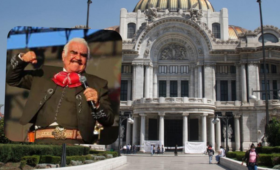 Bellas Artes listo para despedir a Vicente Fernández