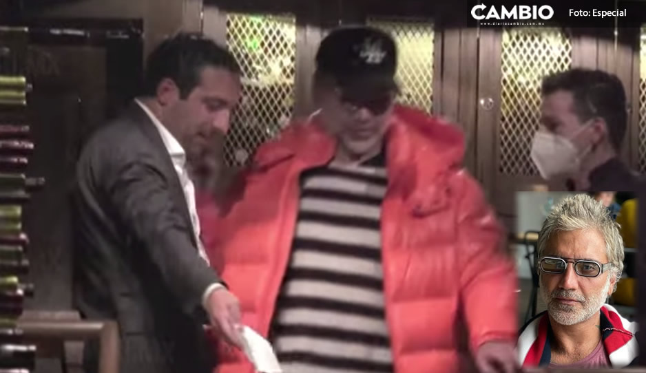 Captan a Alejandro Fernández saliendo borracho de un restaurante de la Ciudad de México (VIDEO)