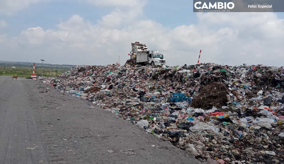 Relleno Sanitario de Atlixco está a punto de colapsar