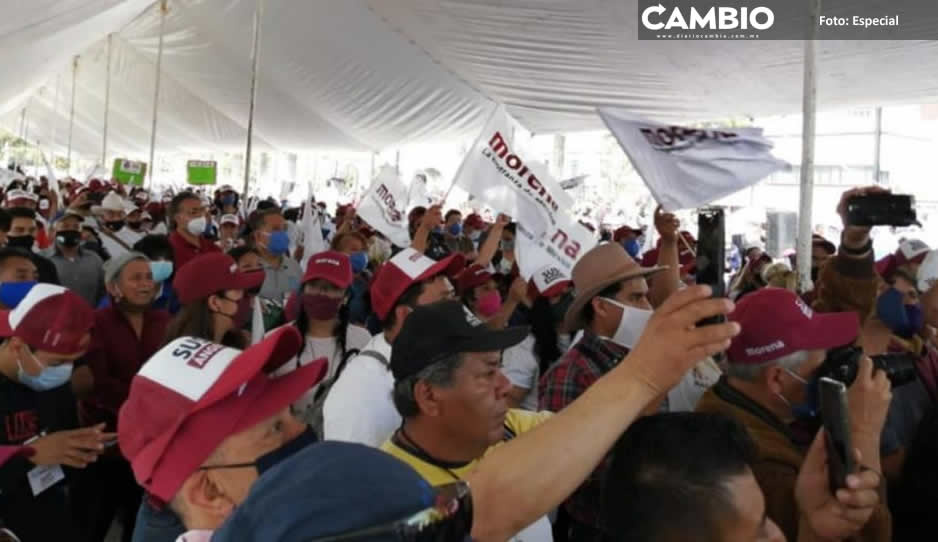Morenistas denuncian compra de votos en Acatzingo, Huehuetlán y la capital