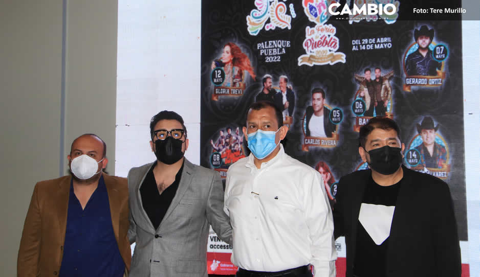 Carlos Rivera, Gloria Trevi y Los Tigres del Norte encabezan cartel del Palenque de la Feria de Puebla (FOTOS Y VIDEO)