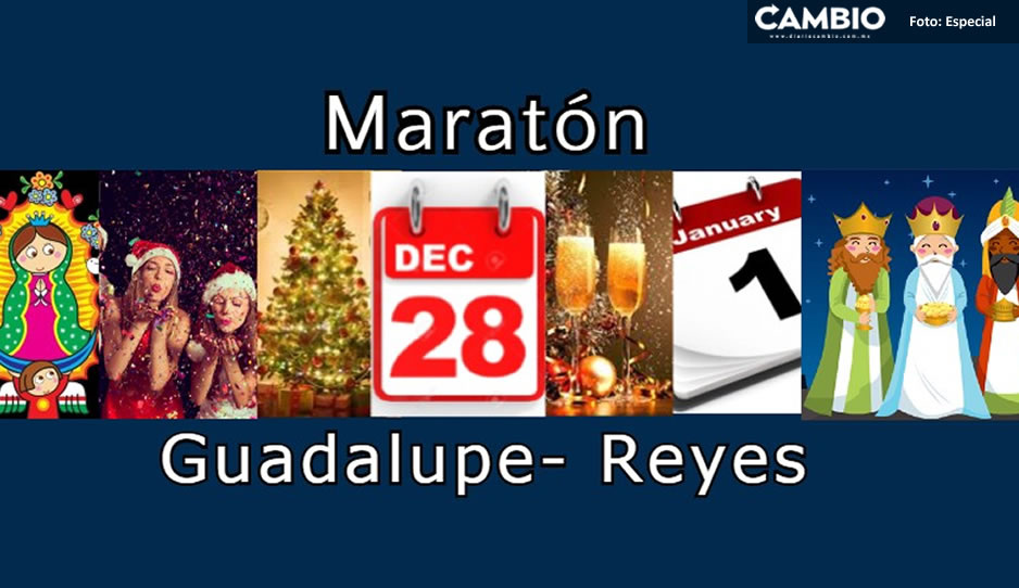 Festejas el maratón Guadalupe-Reyes pero no sabes su historia, aquí te la contamos
