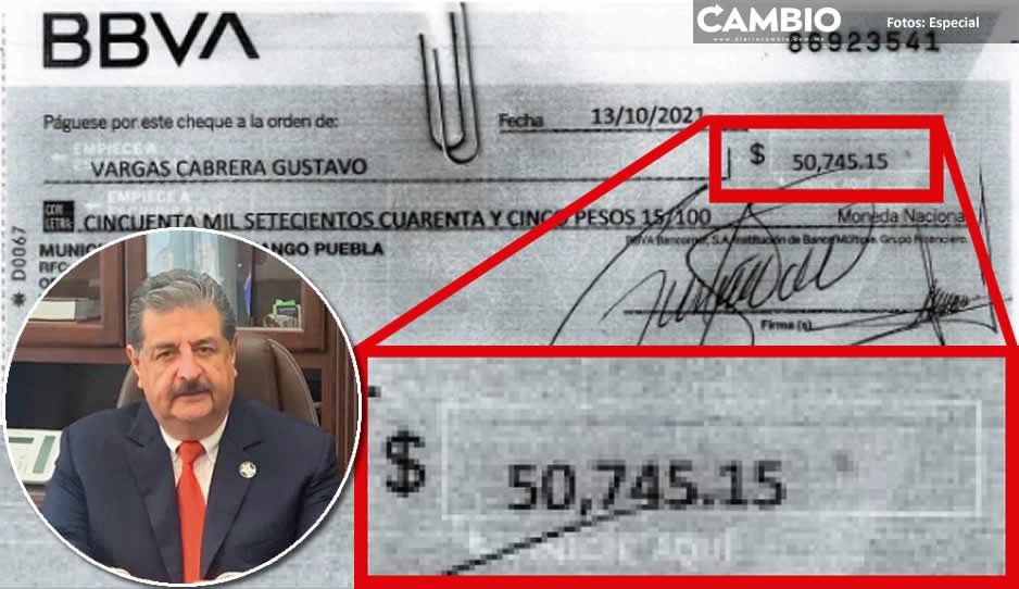 Antes de irse, Gustavo Vargas se autopremió con 50 mil pesos