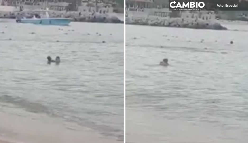 ¡Ay el amor! Parejita es cachada teniendo relaciones sexuales en playa de Los Cabos