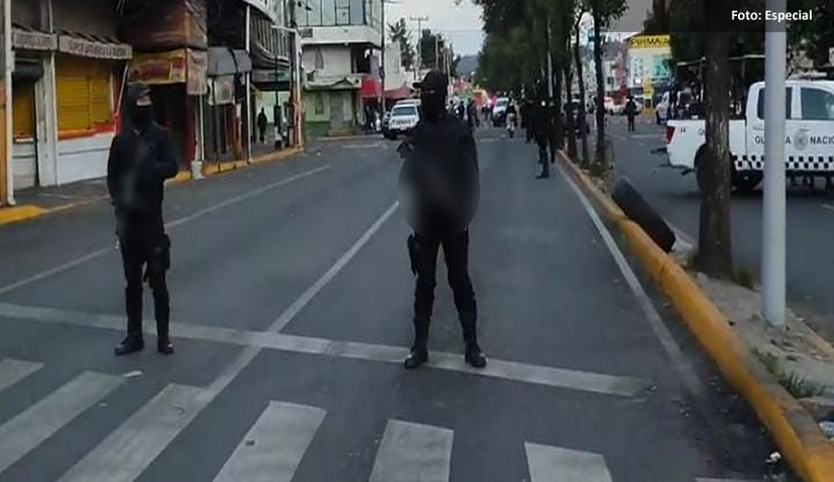 Fuerte operativo en el Mercado Morelos; hasta llegó la Guardia Nacional (VIDEO)
