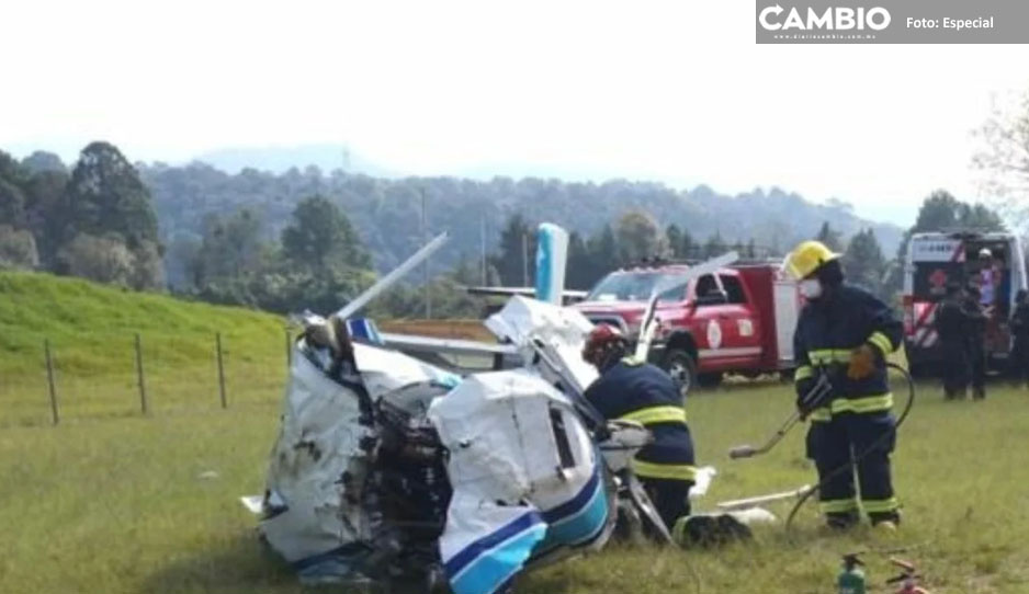 Caída de avioneta deja un muerto y tres heridos en Valle de Bravo (VIDEO)