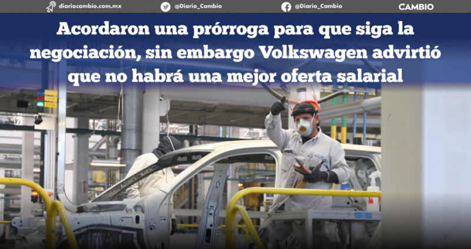 Meten freno a huelga en VW: emplazamiento vence el miércoles 14 y sigue la negociación salarial