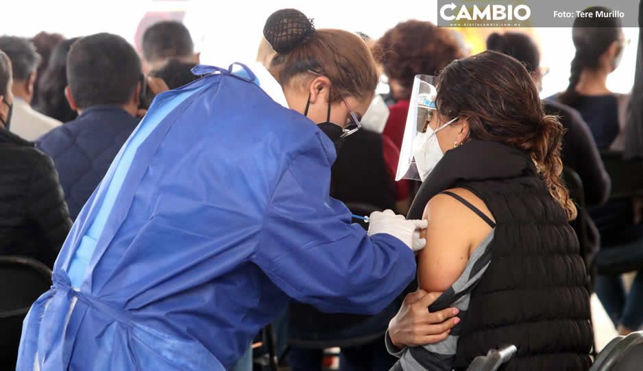 Puebla desciende al cuarto lugar en la cobertura de vacunación en el país