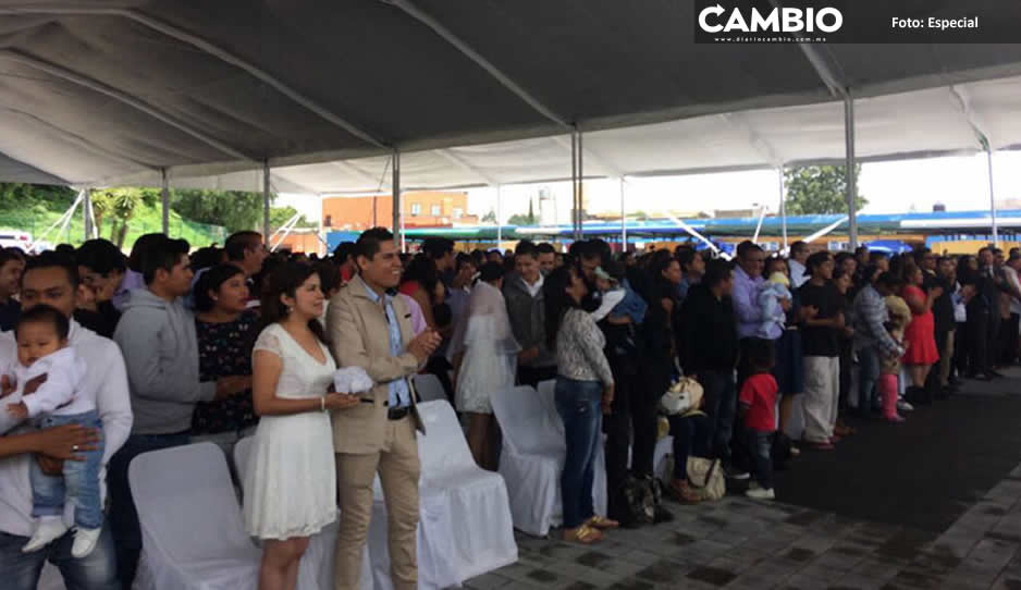 Habrá bodas comunitarias e igualitarias en San Pedro Cholula el próximo 16 de diciembre