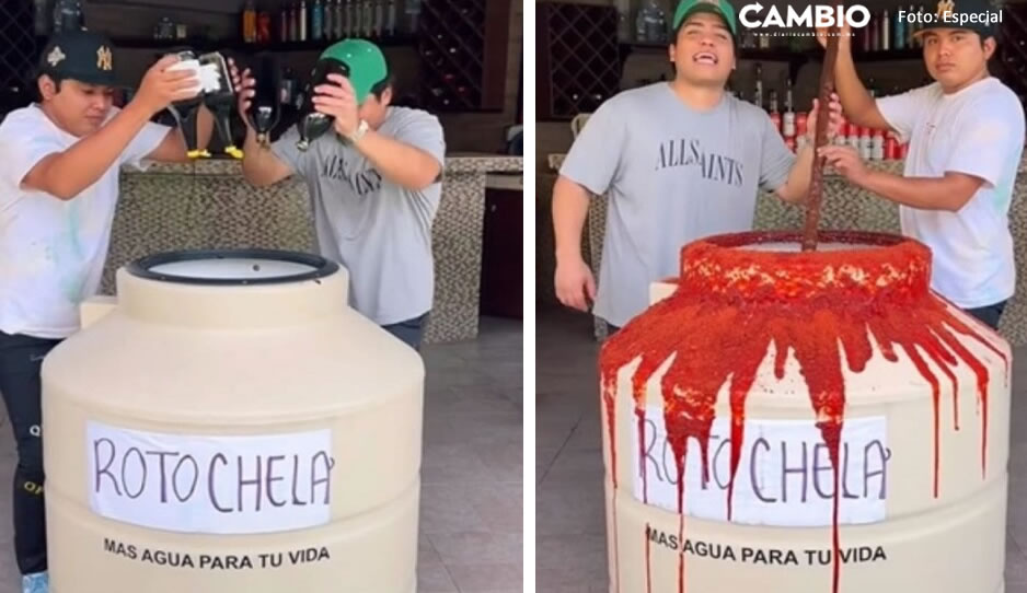 Cerveza pa todo el año: Tiktokers elaboran una ‘rotochela’ de tamaño real (VIDEO)